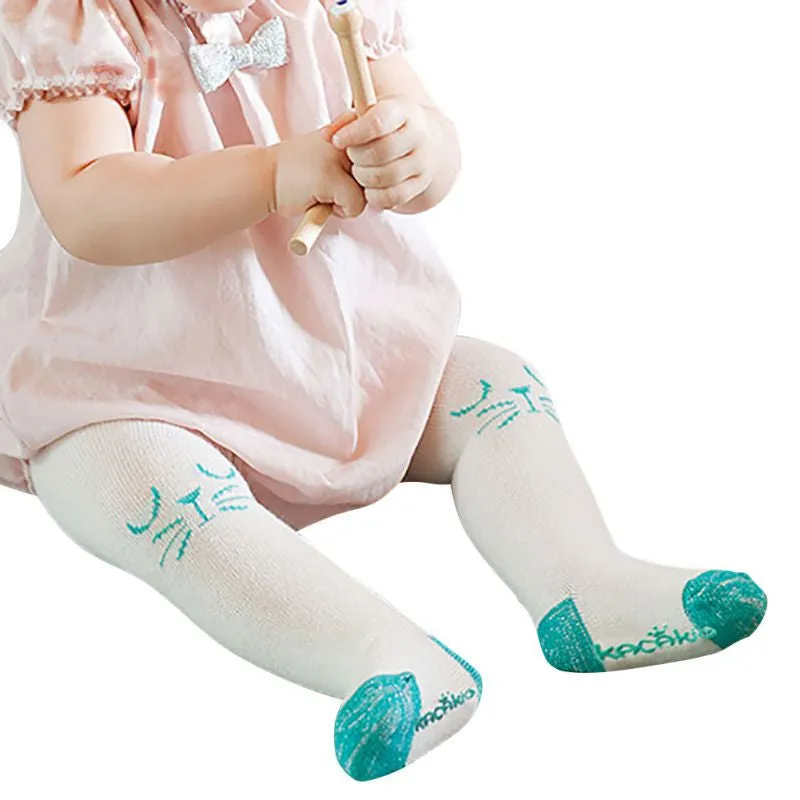 0-7Years Baby Girl Kids Cat Print Hosiery Pantyhose Pants Stockings Hose Tights 4Colors SM6