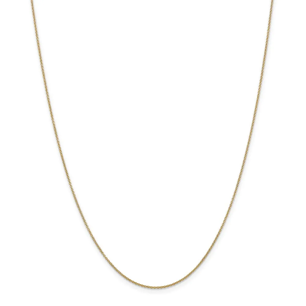 14k Yellow Gold, Christmas Tree Necklace