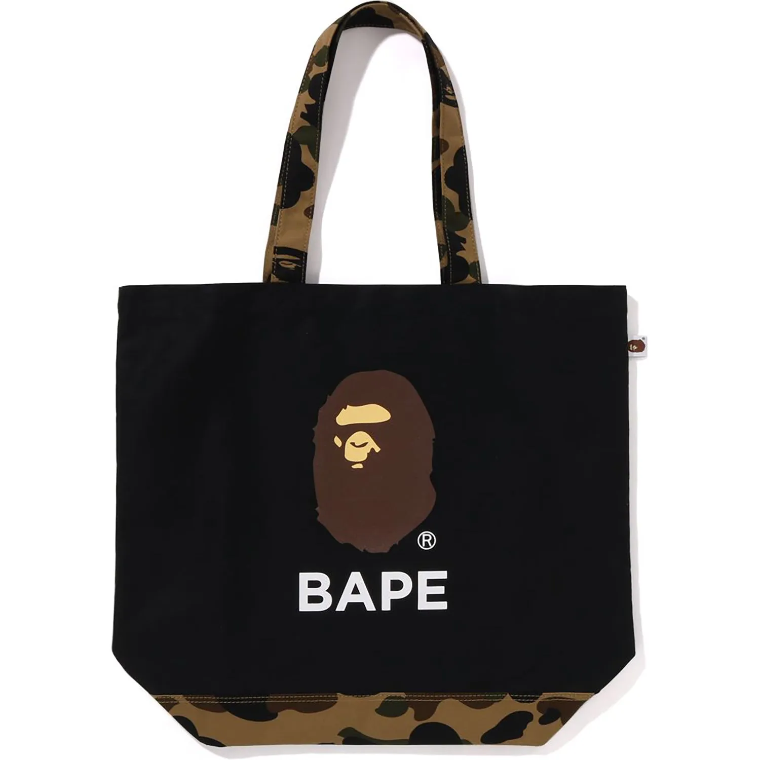 1ST CAMO APE HEAD TOTE BAG