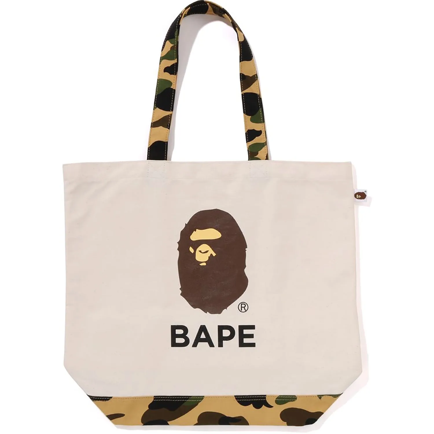 1ST CAMO APE HEAD TOTE BAG