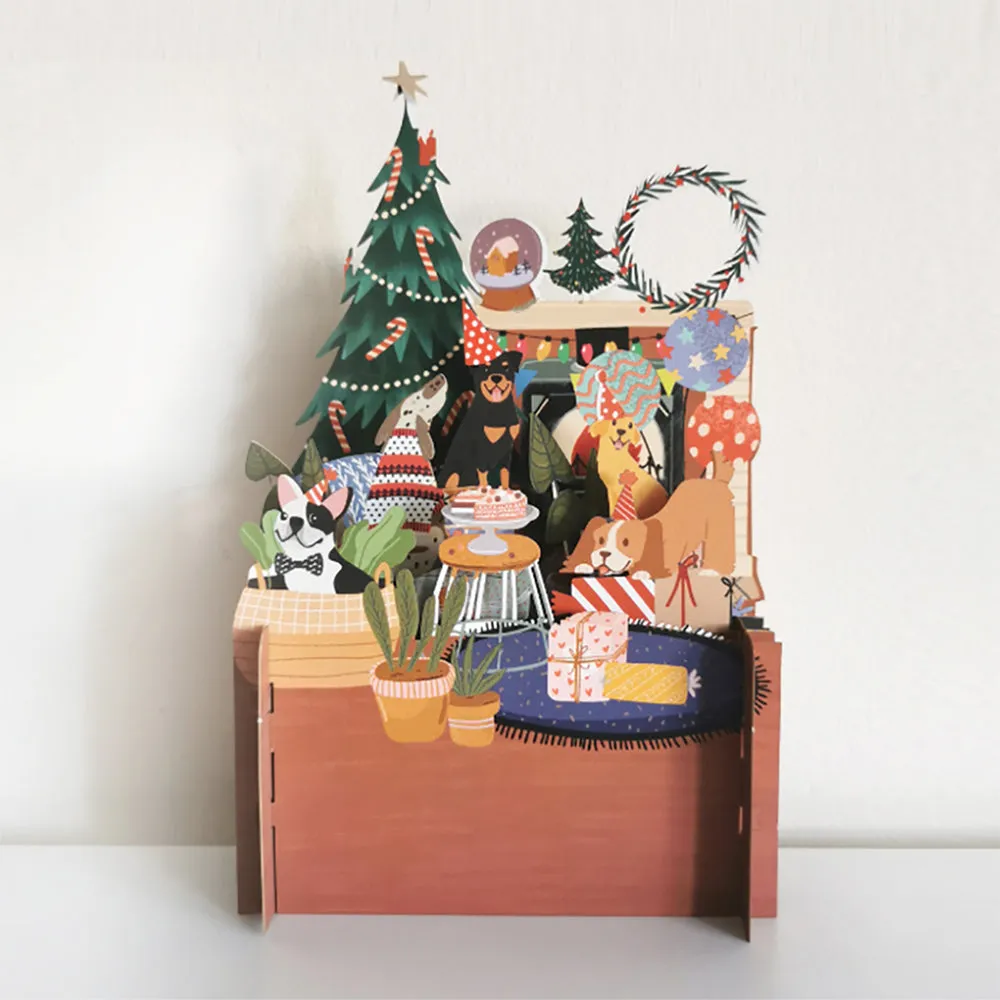 3D Pop-Up Christmas Card