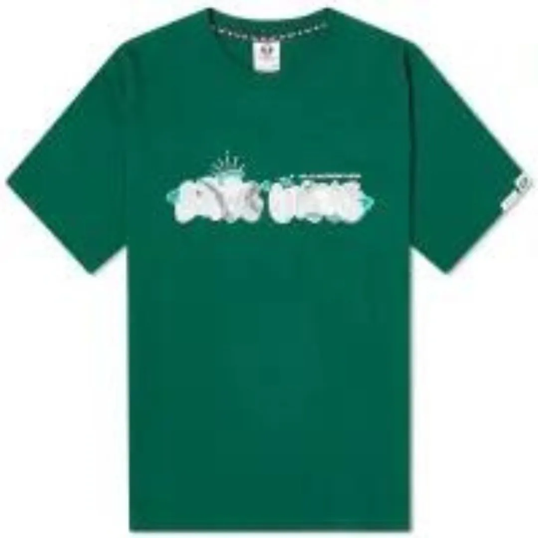 A BATHING APE  |Crew Neck Unisex Street Style Cotton Short Sleeves Oversized