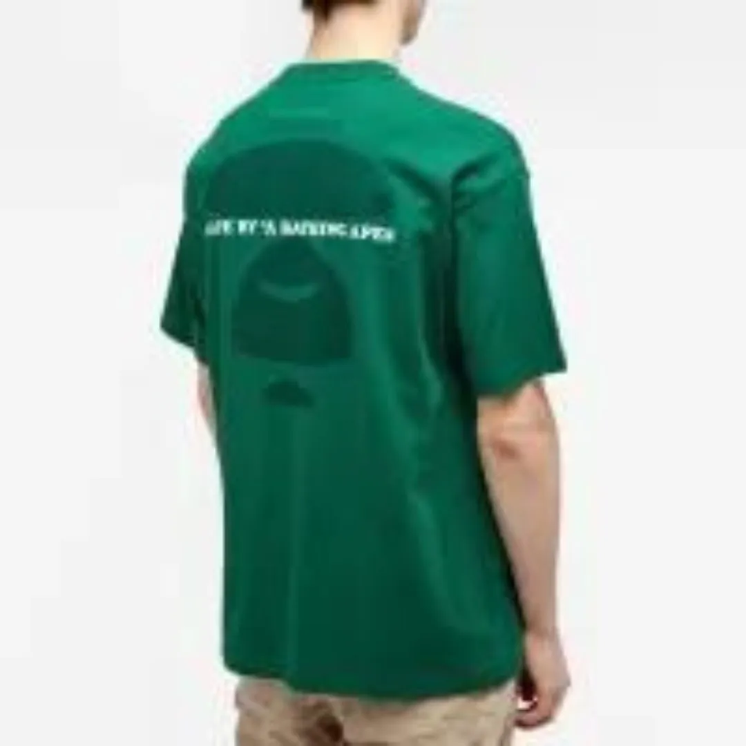 A BATHING APE  |Crew Neck Unisex Street Style Cotton Short Sleeves Oversized