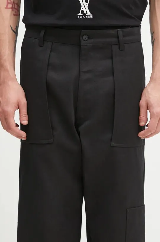 A-COLD-WALL* cotton trousers Console black color ACWMB302