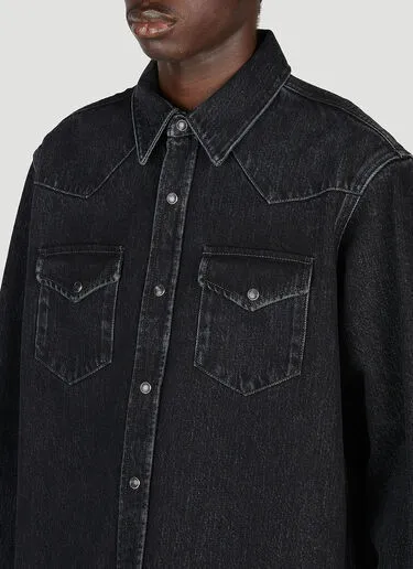 Acne Studios  |Denim Street Style Long Sleeves Cotton Oversized Designers