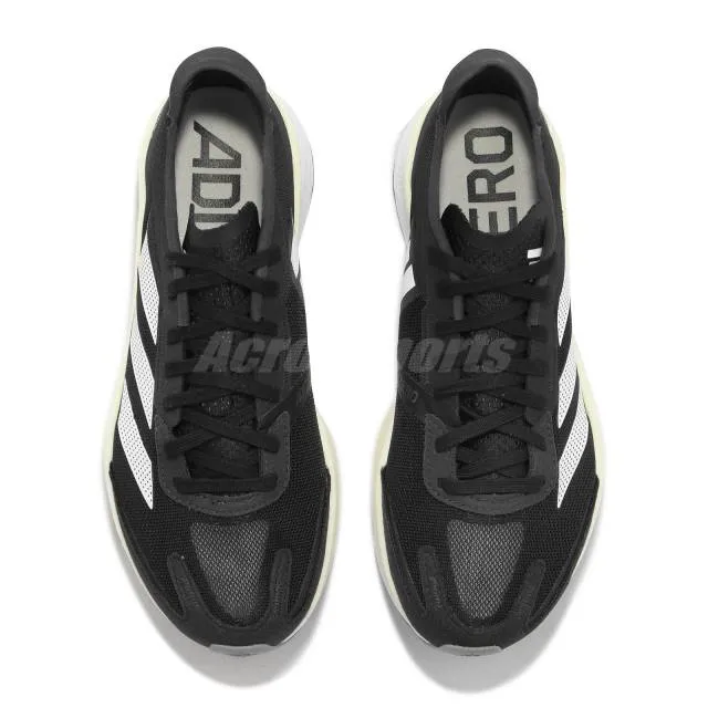 Adidas adizero boston 11 w black white women road running marathon shoes gx6657