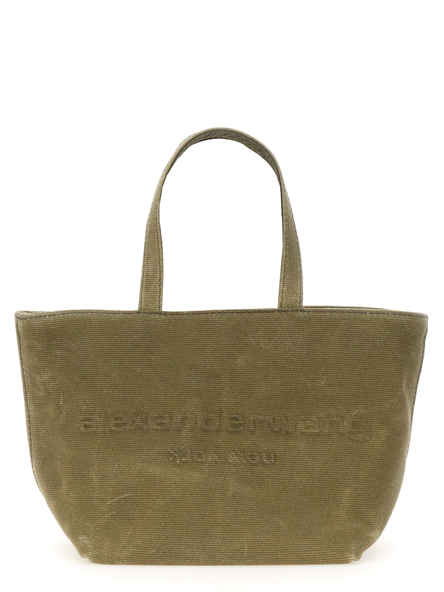 ALEXANDER WANG    SMALL CANVAS PUNCH TOTE BAG