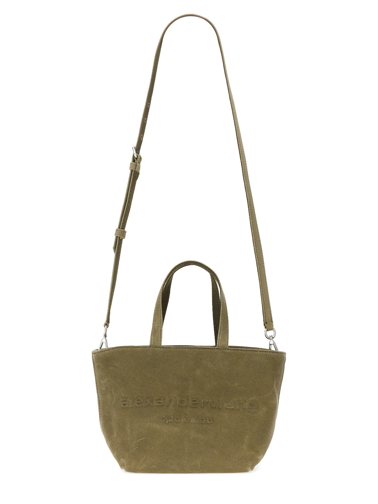 ALEXANDER WANG    SMALL CANVAS PUNCH TOTE BAG