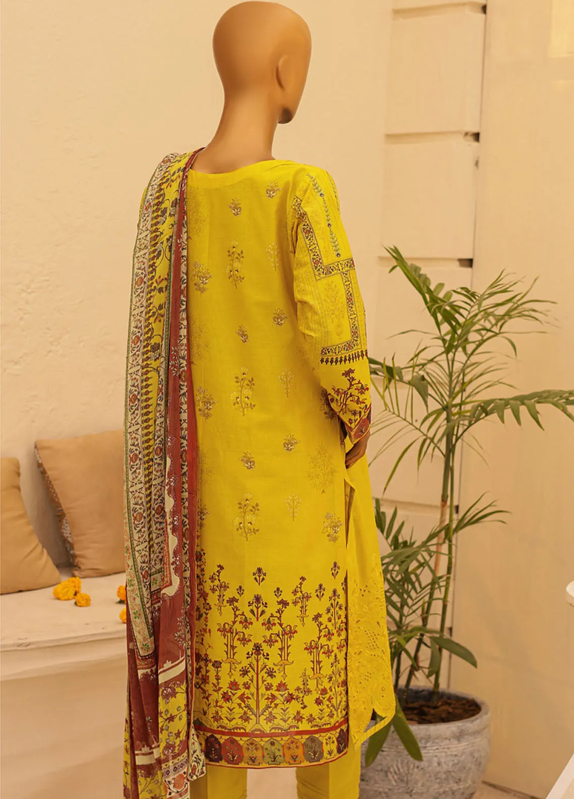 Anmol By HZ Textile Chikankari Embroidered Lawn Unstitched 3 Piece Suit - HZ24ACL ACE-2769