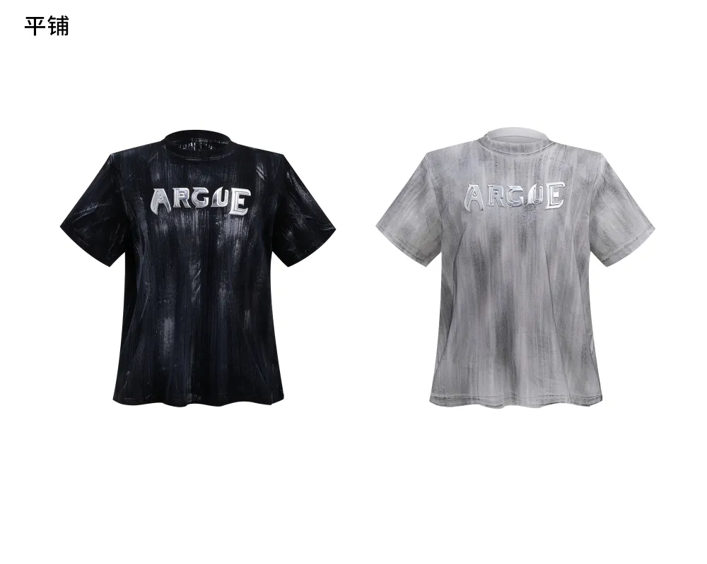 Argue Culture  |Crew Neck Unisex Street Style Short Sleeves Oversized Logo