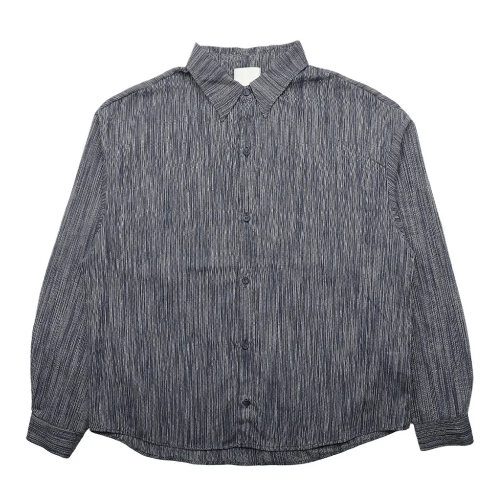 ASCLO  |Stripes Casual Style Unisex Linen Street Style Collaboration