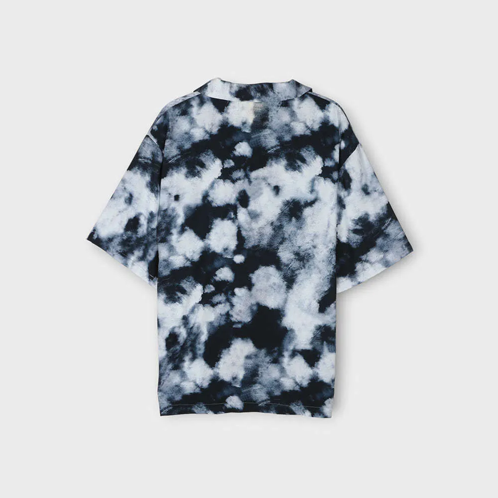 ASCLO  |Unisex Street Style Tie-dye Short Sleeves Oversized Shirts