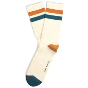 Athletique Classique Stripes Socks 6-pack Off White / Honey / Light Rosso / Benzin / irr