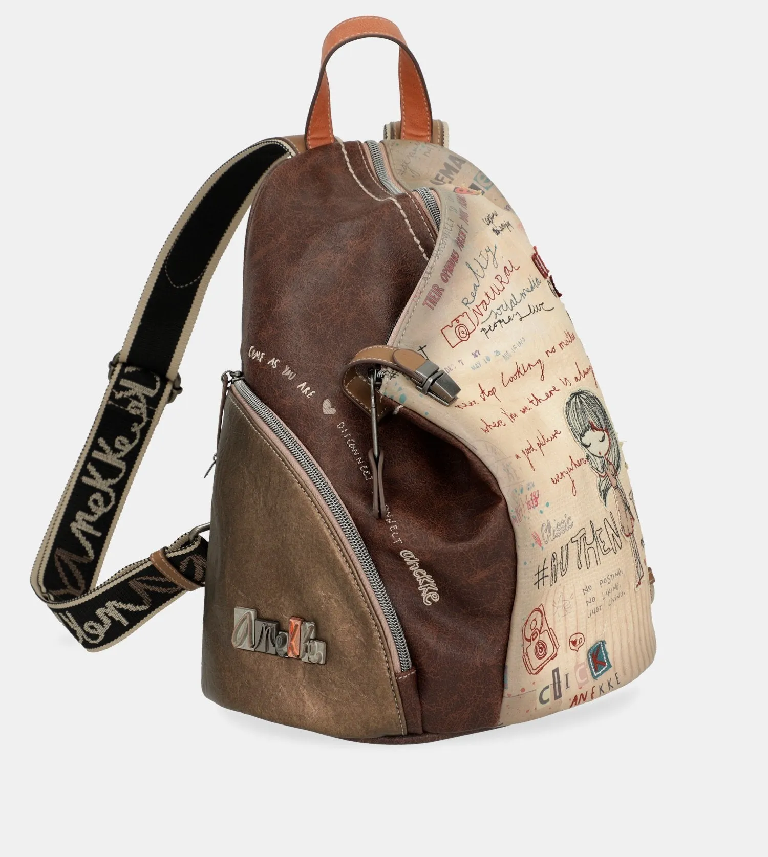 Authenticity teardrop shape backpack