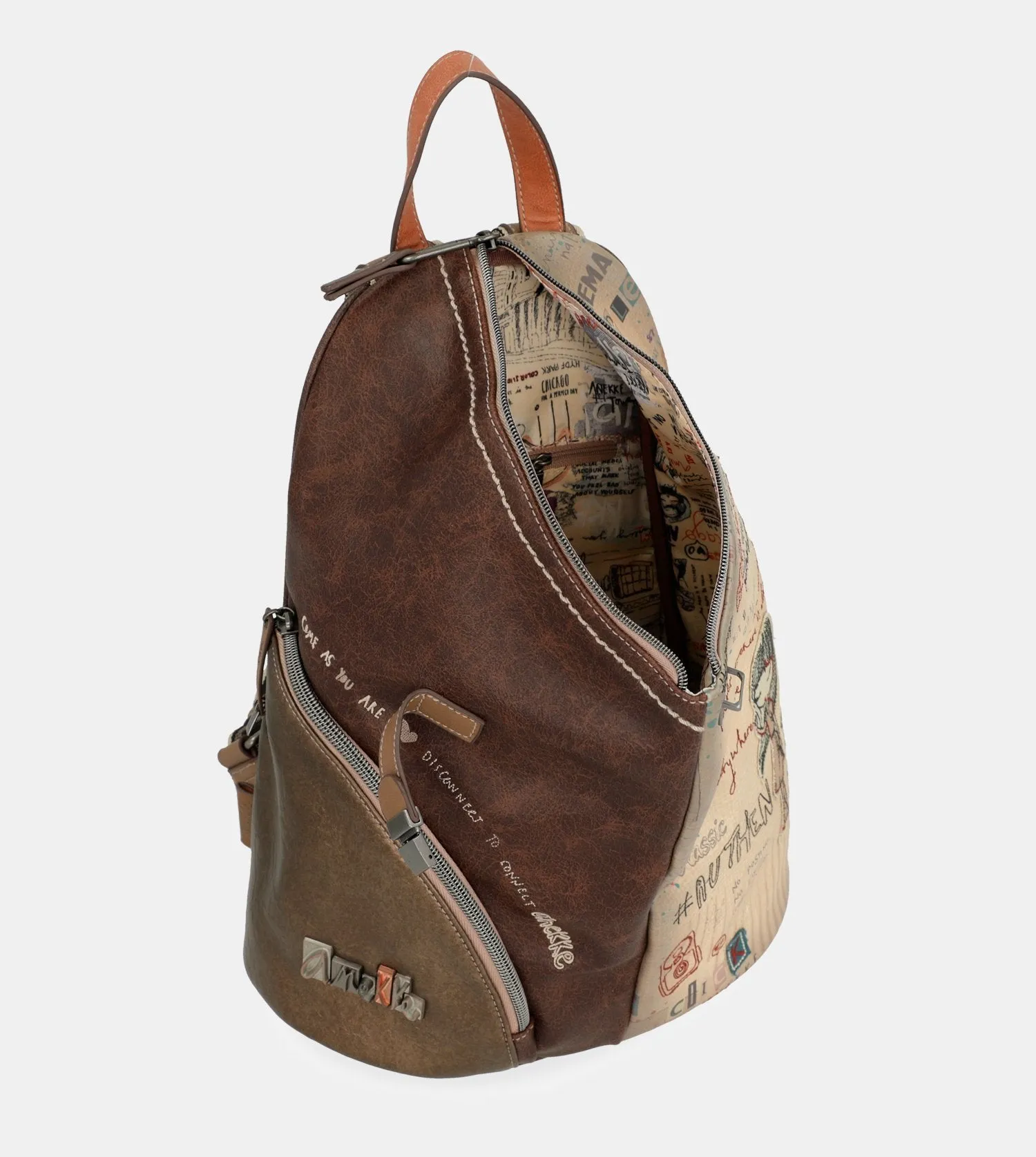 Authenticity teardrop shape backpack