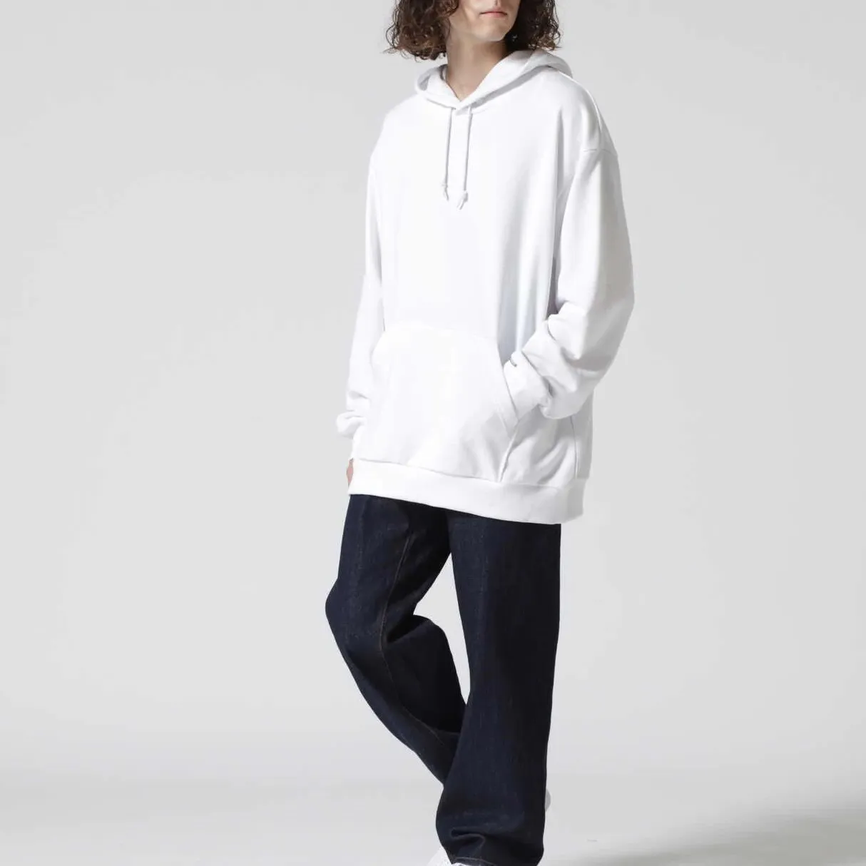 AVIREX  |Unisex Street Style U-Neck Long Sleeves Plain Cotton