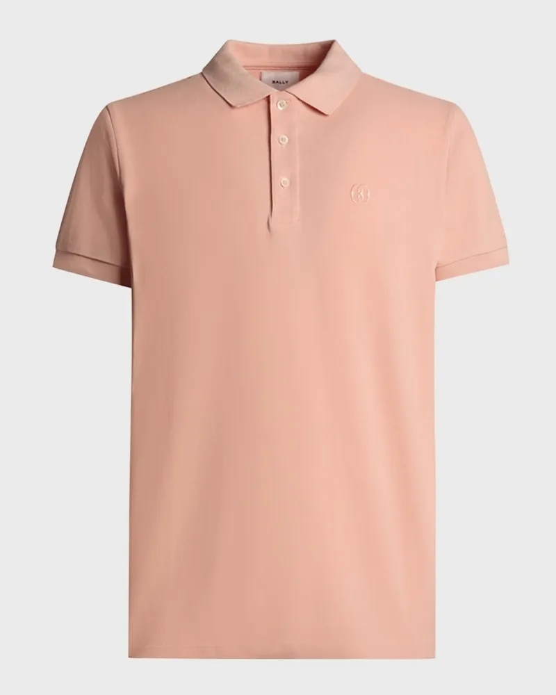 BALLY  |Unisex Street Style Cotton Short Sleeves Oversized Polos