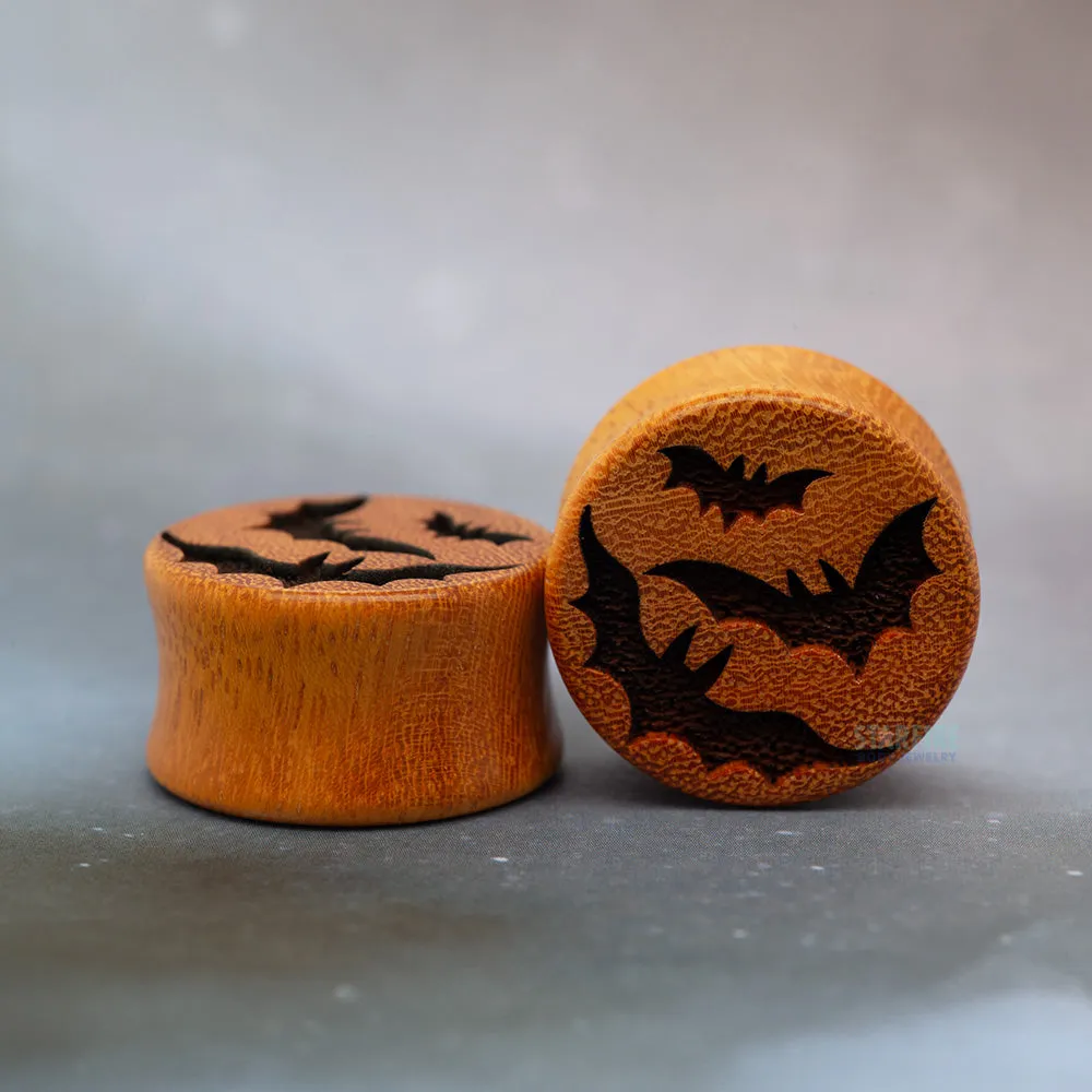 Bat Wood Plugs