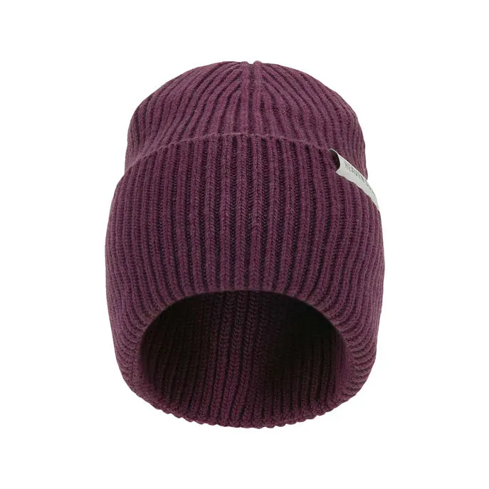 BEANIE IN LANA VERGINE Uomo Grape Wine