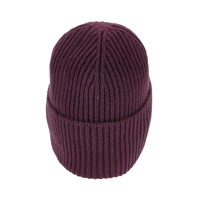 BEANIE IN LANA VERGINE Uomo Grape Wine