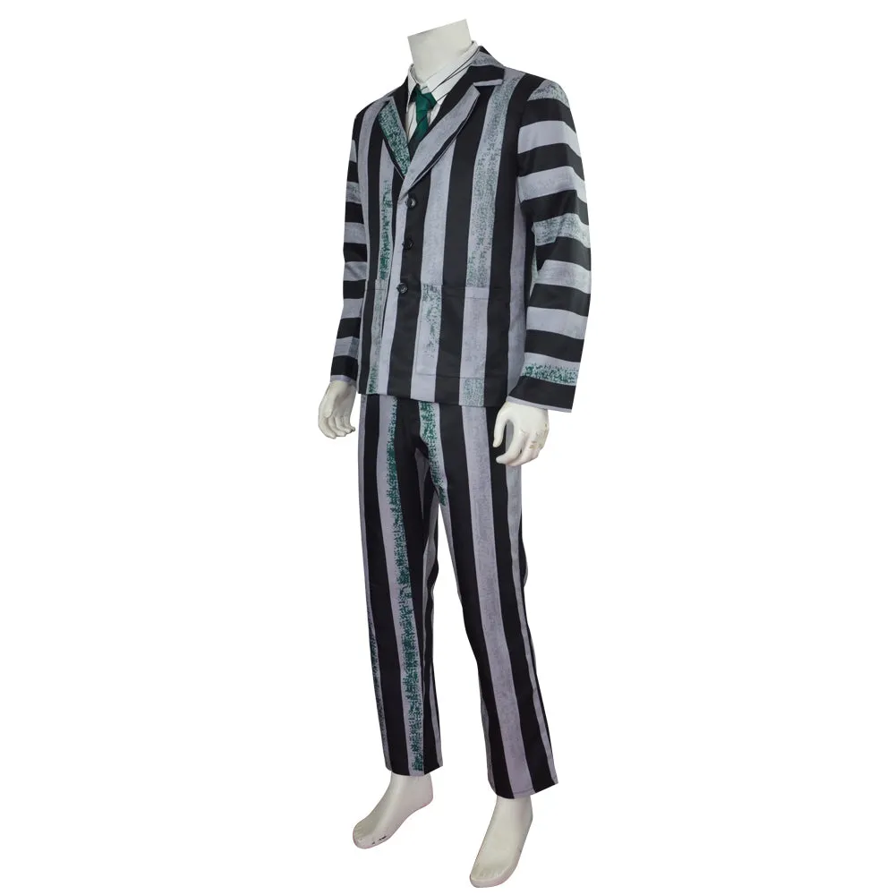 Beetle Juice  Cosplay Costume Outfits Halloween Carnival Suit