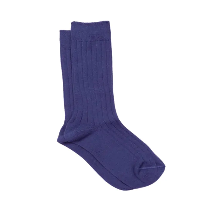 Bonton Baby Ribbed Socks Dabby Blue