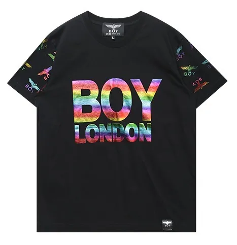 BOY LONDON  |Unisex Studded Street Style U-Neck Plain Cotton