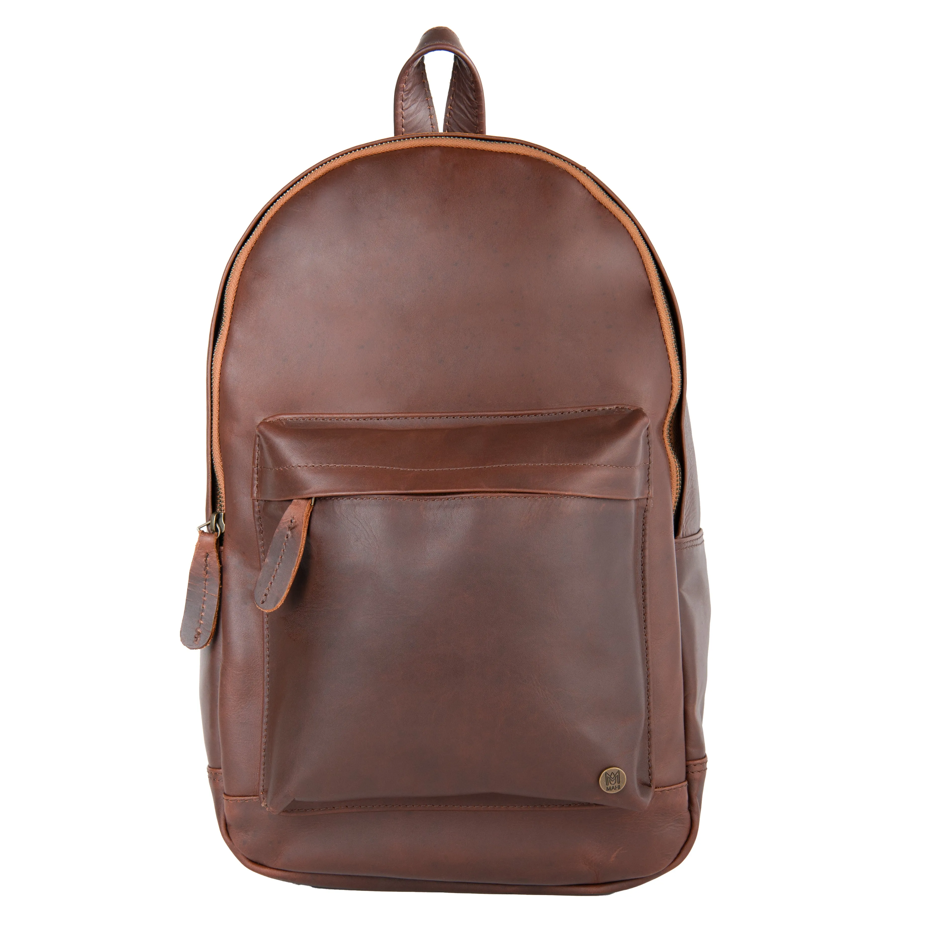 Branded Leather Backpack