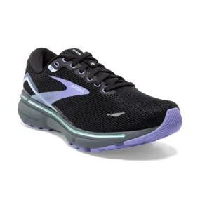 Brooks Women's 120380 011 Ghost 15 Black Jacaranda Salt Cushion Neutral Running Shoes