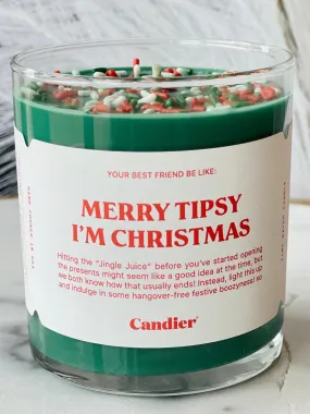 Candier Christmas Candle | Merry Tipsy