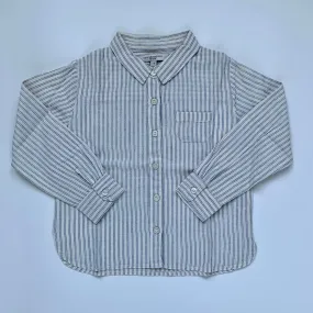 Caramel Stripe Brushed Cotton Shirt: 4 Years