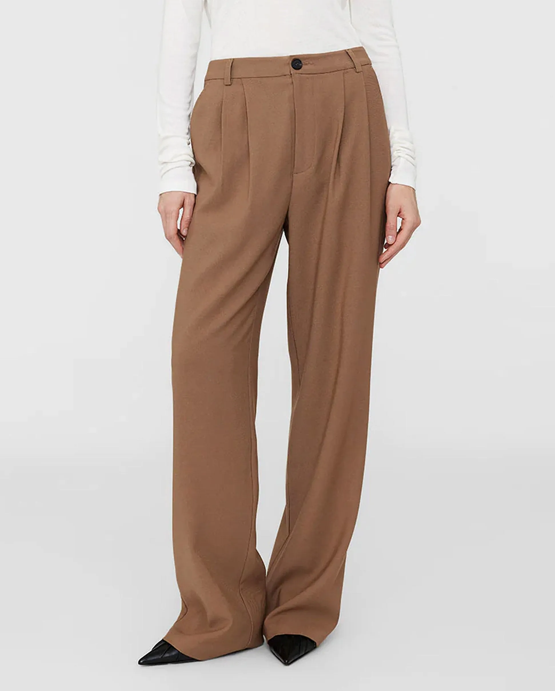 CARRIE PANT / CAMEL TWILL