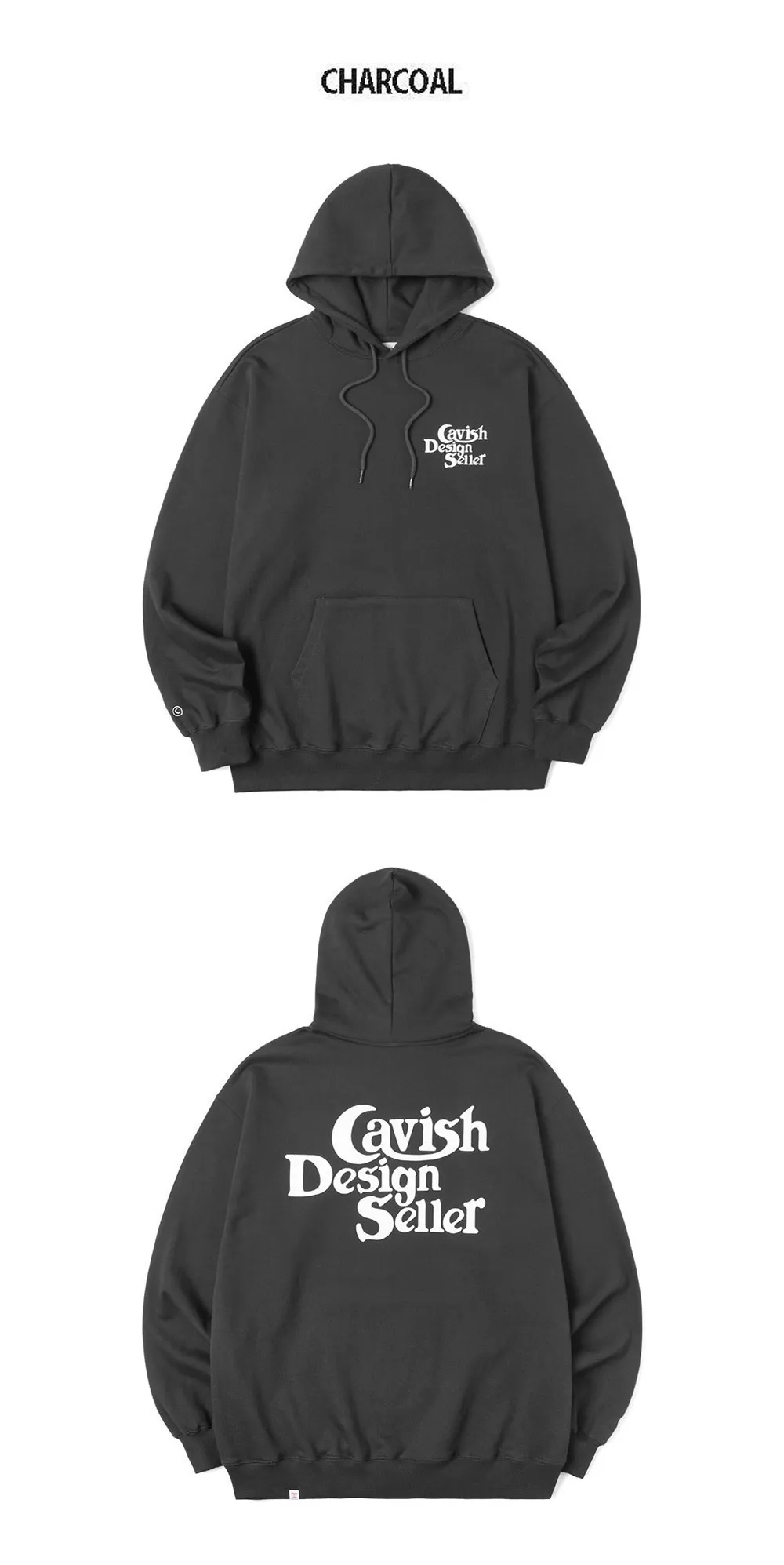 CAVISH  |Unisex Long Sleeves Plain Cotton Oversized Sweatshirts