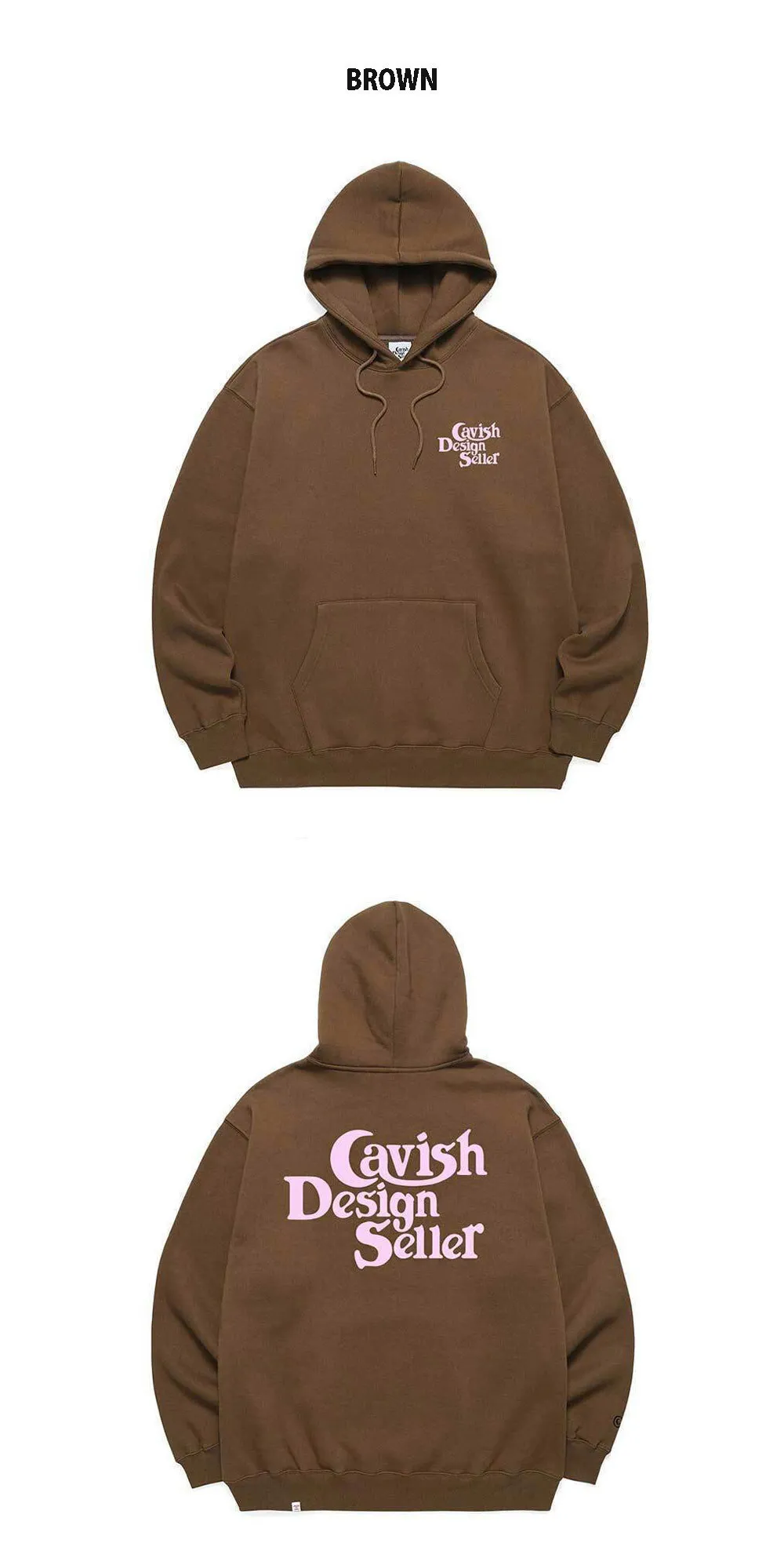 CAVISH  |Unisex Long Sleeves Plain Cotton Oversized Sweatshirts