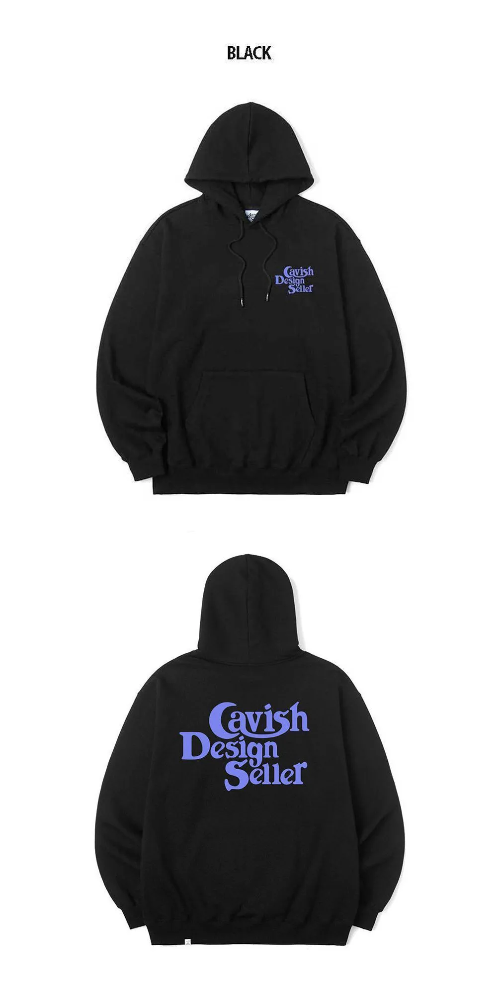 CAVISH  |Unisex Long Sleeves Plain Cotton Oversized Sweatshirts