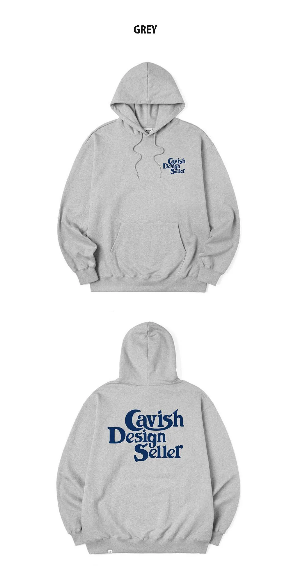 CAVISH  |Unisex Long Sleeves Plain Cotton Oversized Sweatshirts