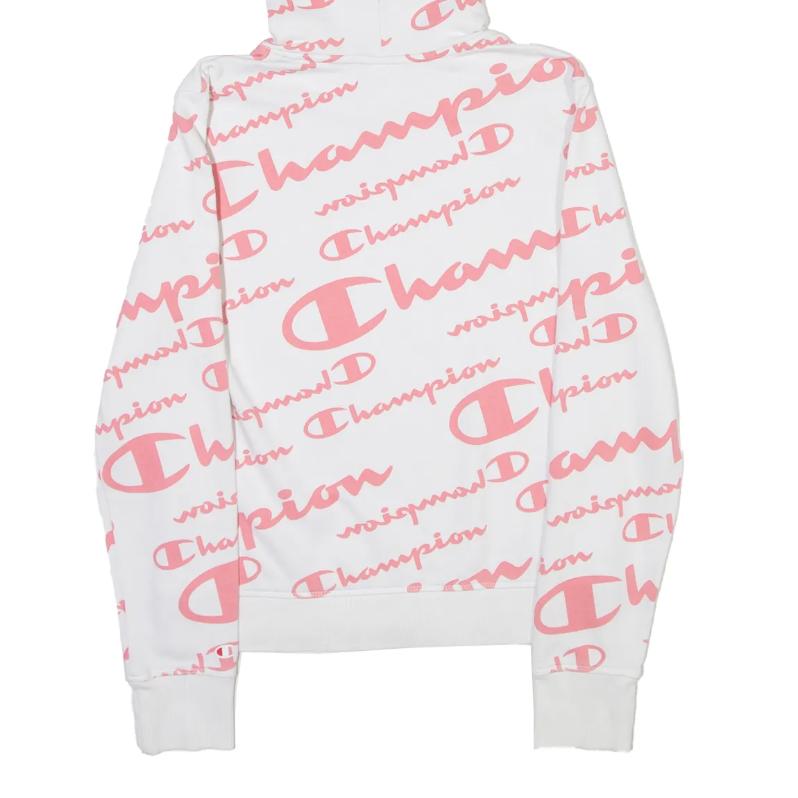 CHAMPION Girls White Hoodie XL