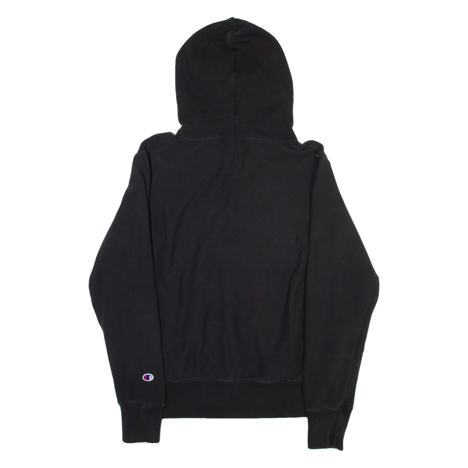 CHAMPION Mens Black Hoodie L