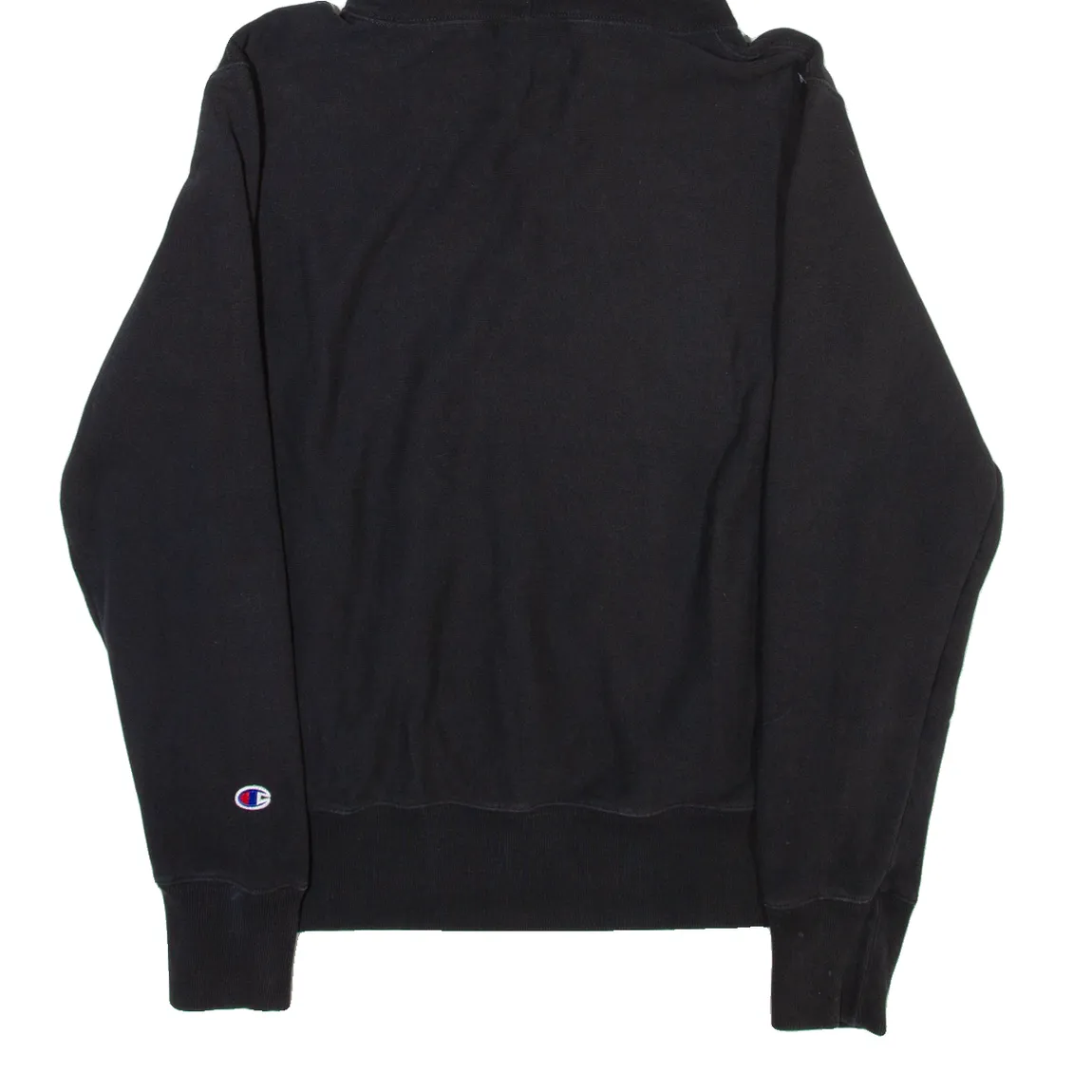 CHAMPION Mens Black Hoodie L