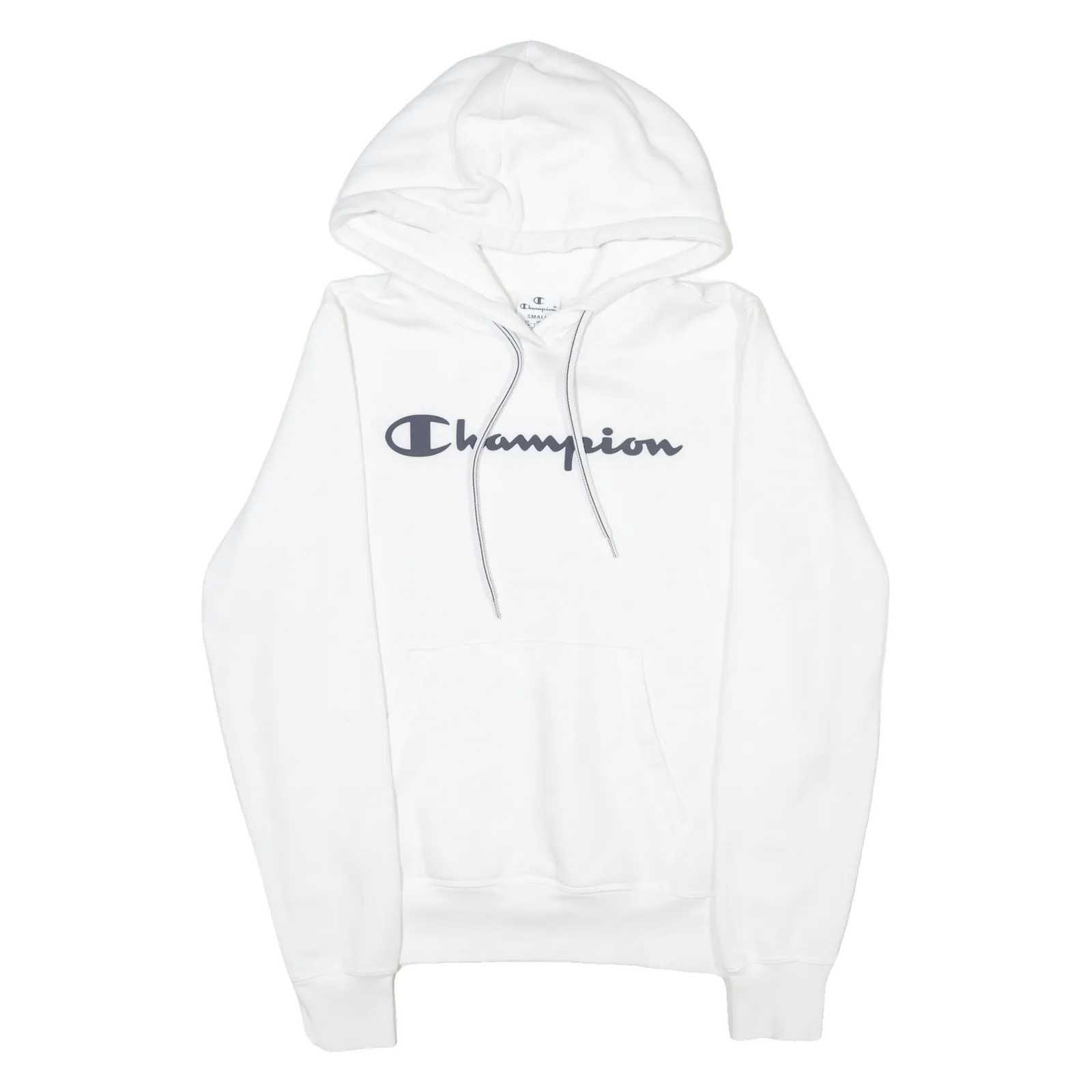 CHAMPION Mens White Hoodie S