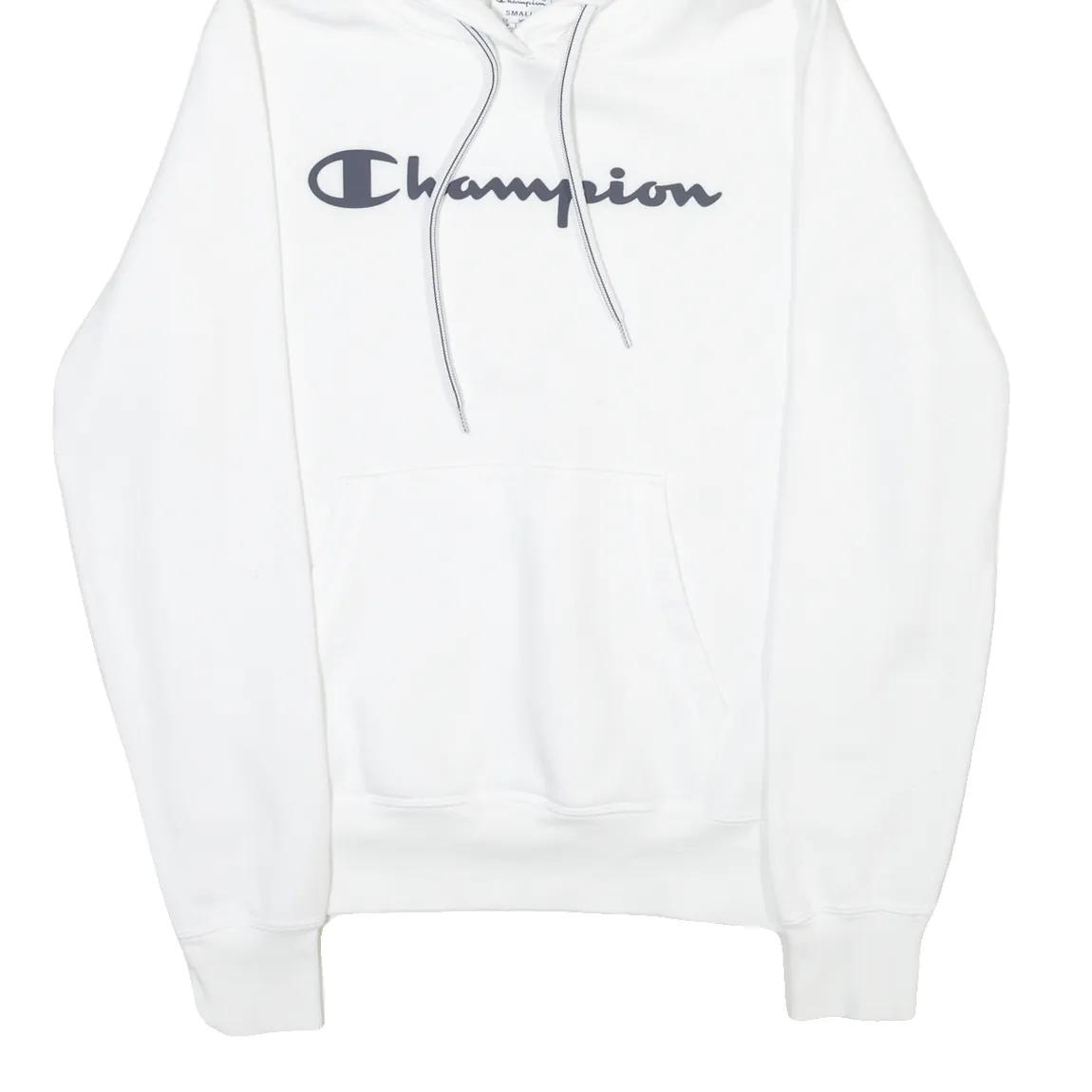 CHAMPION Mens White Hoodie S