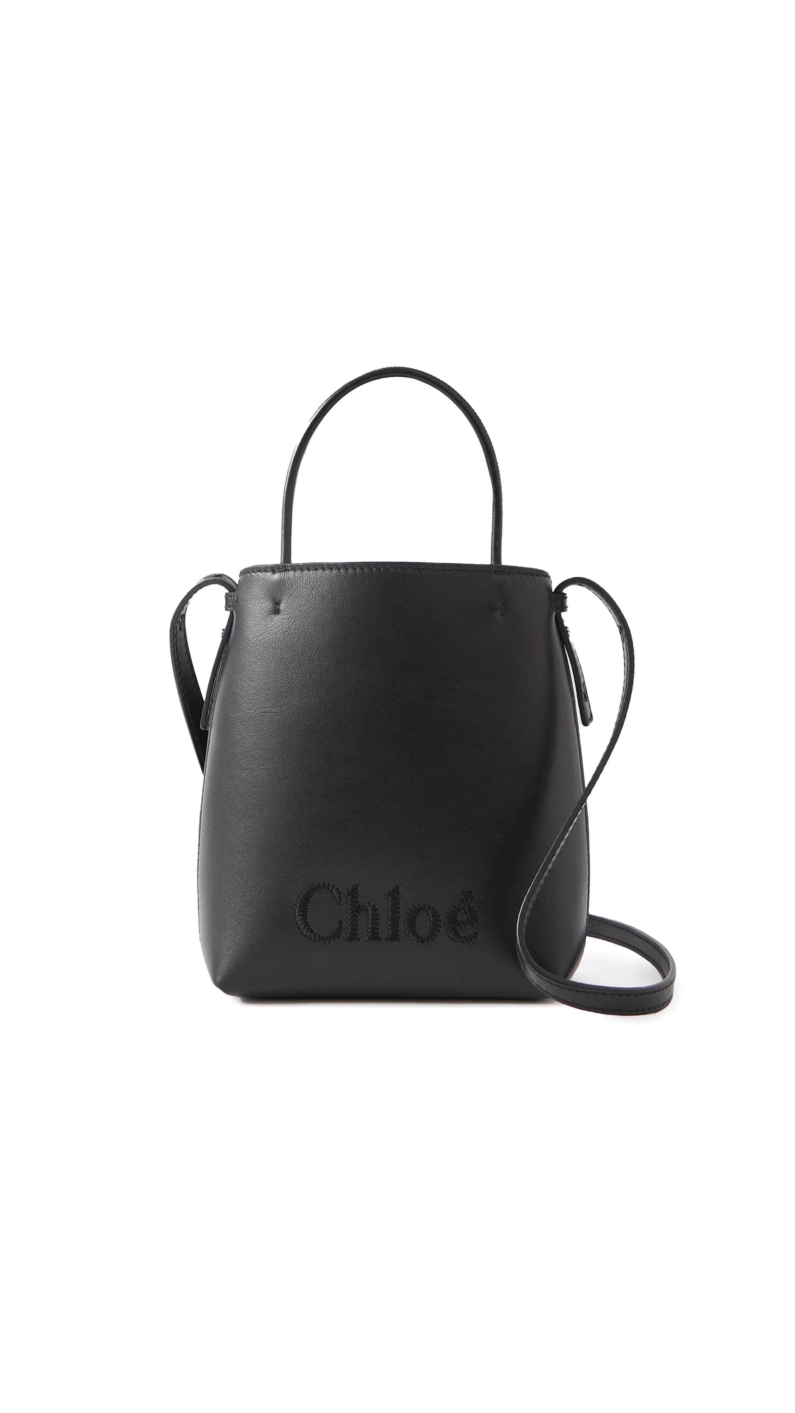 Chloé Sense Micro Tote Bag - Black