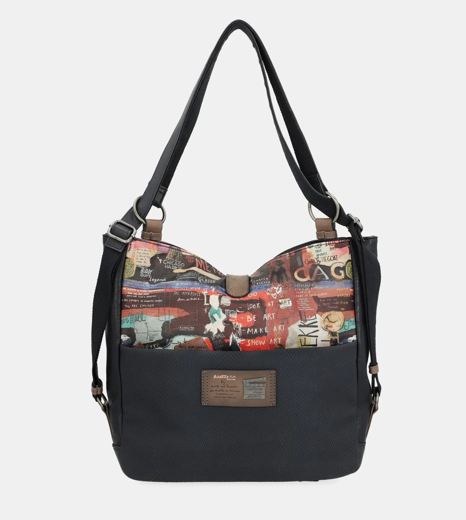 City Art hobo bag-backpack