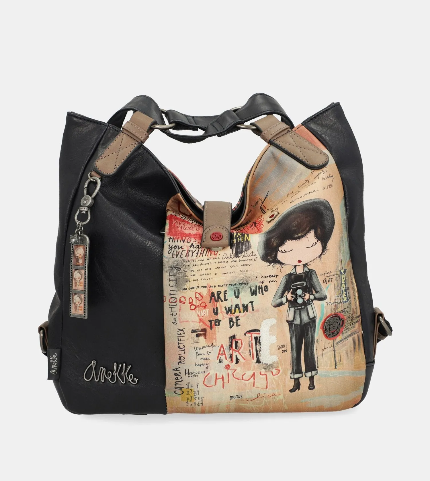 City Art hobo bag-backpack