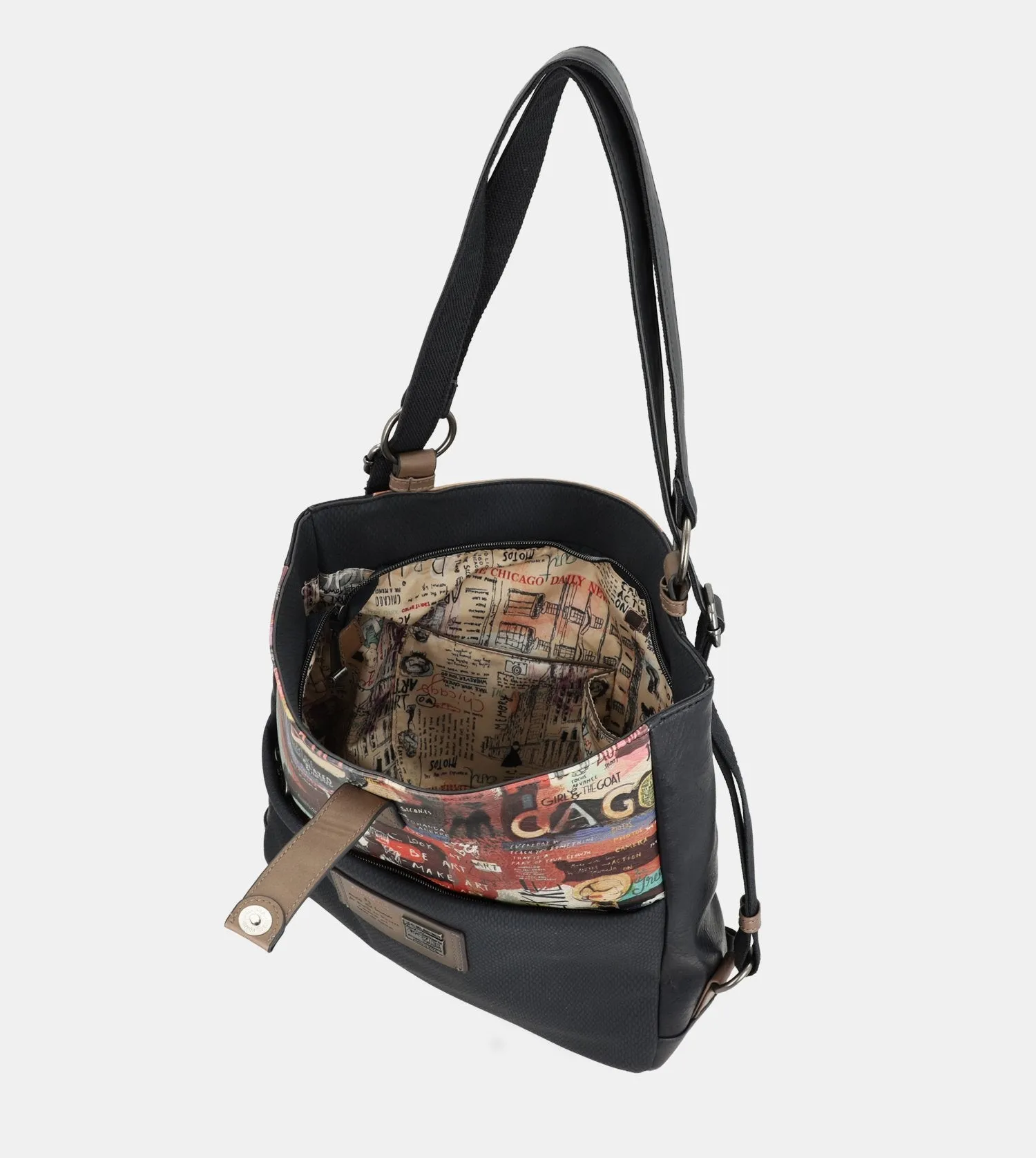 City Art hobo bag-backpack