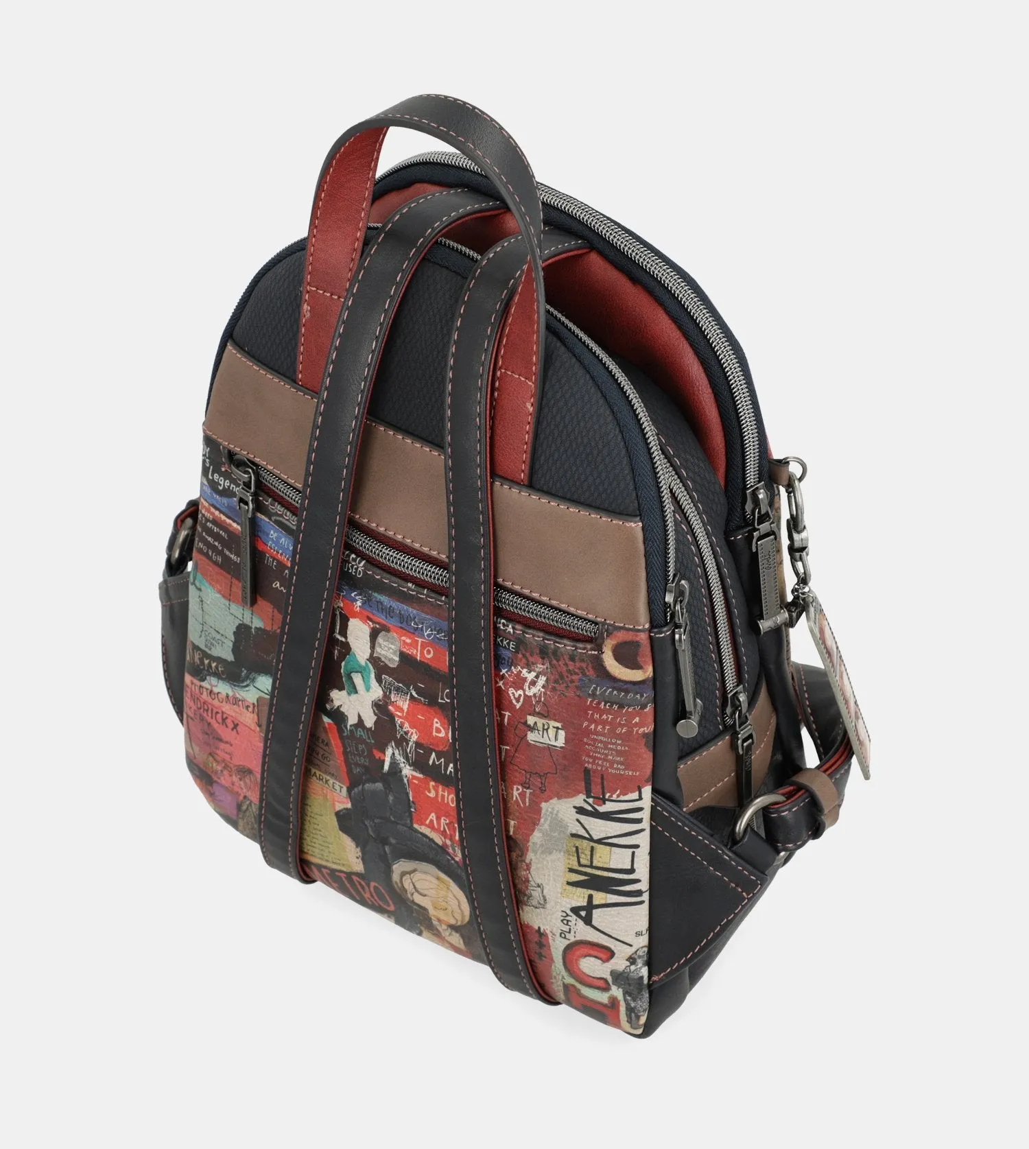 City Art triple compartment backpack