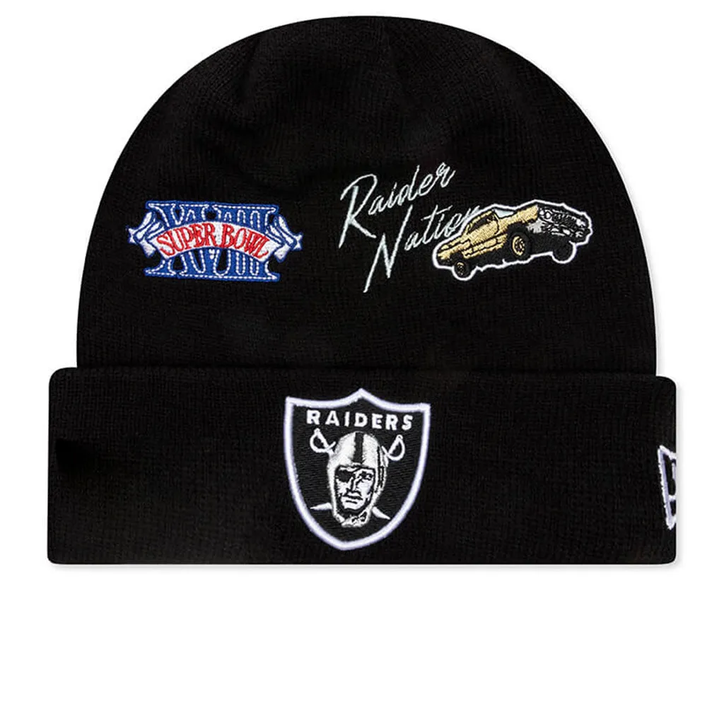 City Transit Knit Beanie - Las Vegas Raiders