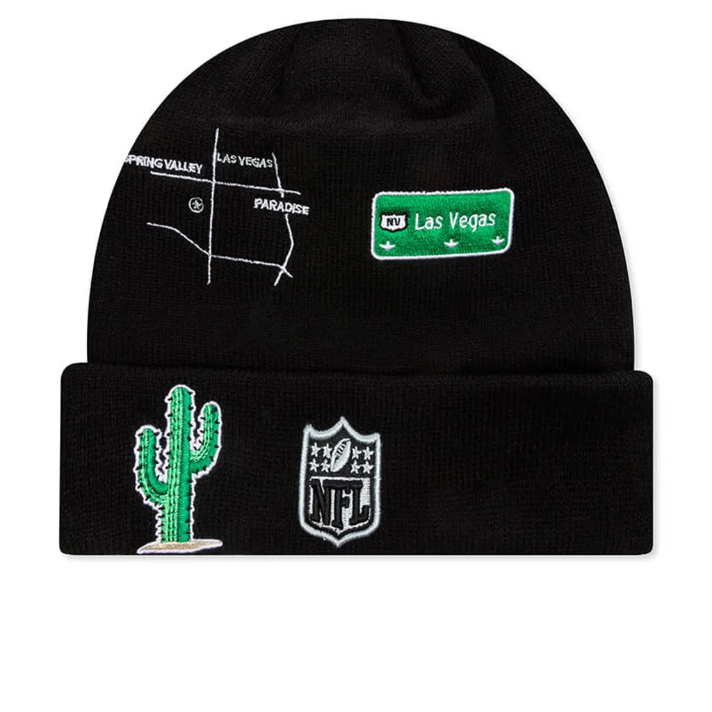 City Transit Knit Beanie - Las Vegas Raiders