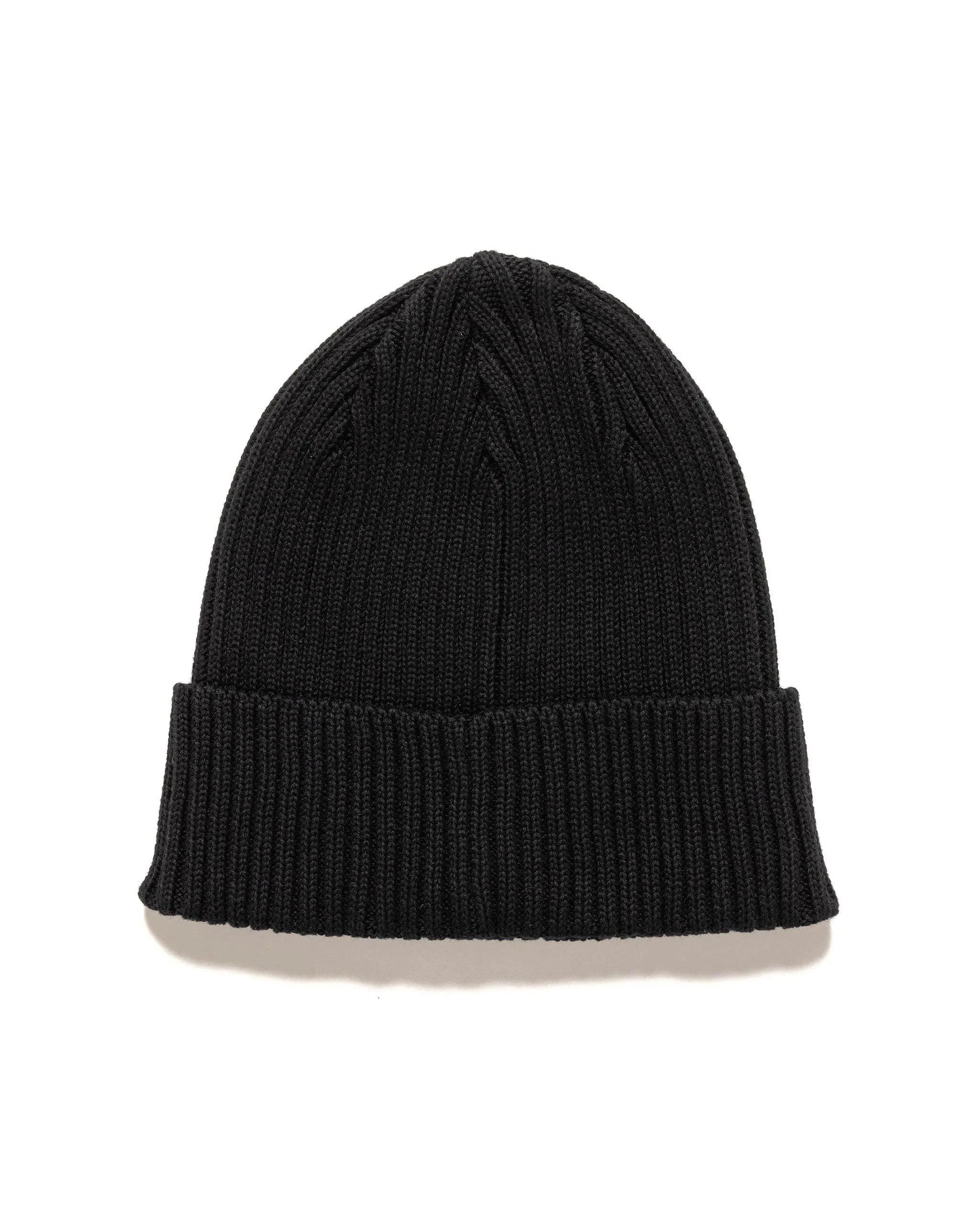 Cotton RIB Beanie Black