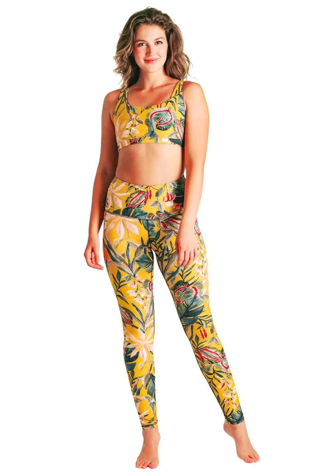 Curry Up Printed Yoga Leggings